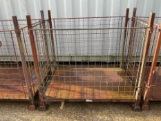 Steel Stacking Stillage W/ Removable Posts & Sides.
