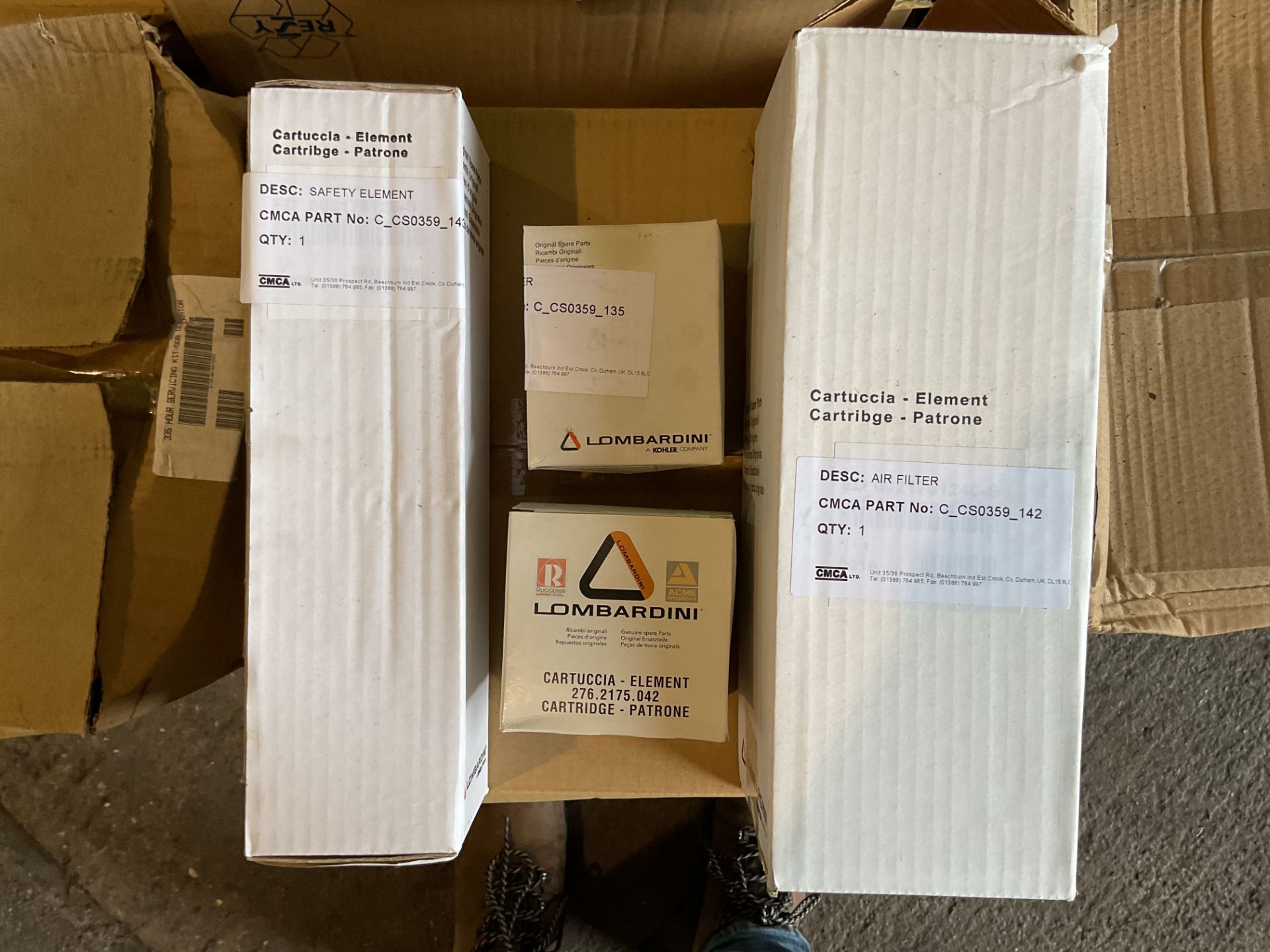 29 x Boxes of 335 Hour Servicing Kits-008 Generator New Unissued Surplus MOD Stock - Image 5 of 6