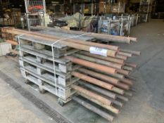 28 Heavy Duty 8ft X 2.4 ins STEEL POLES FROM MOD