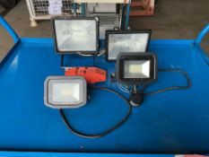 4 x Flood Lamps