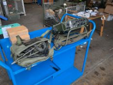 Clansman UK/RT 320 HF Transmitter Receiver c/w 2 Spare Batteries and Accessories