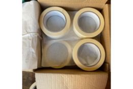 24 x Rolls 1½ inch 50m Masking Tape (1 Box)