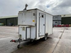 Single Axle Mobile Changing/Wash/Shower Unit