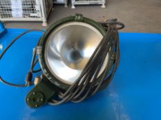 New Unissued FV259907 Vehicle Search Light c/w Bracket Leads Plug etc