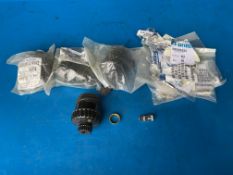 18 x New Coax Plugs, 4 x New 240 Volt Extension Lead Socks from MoD