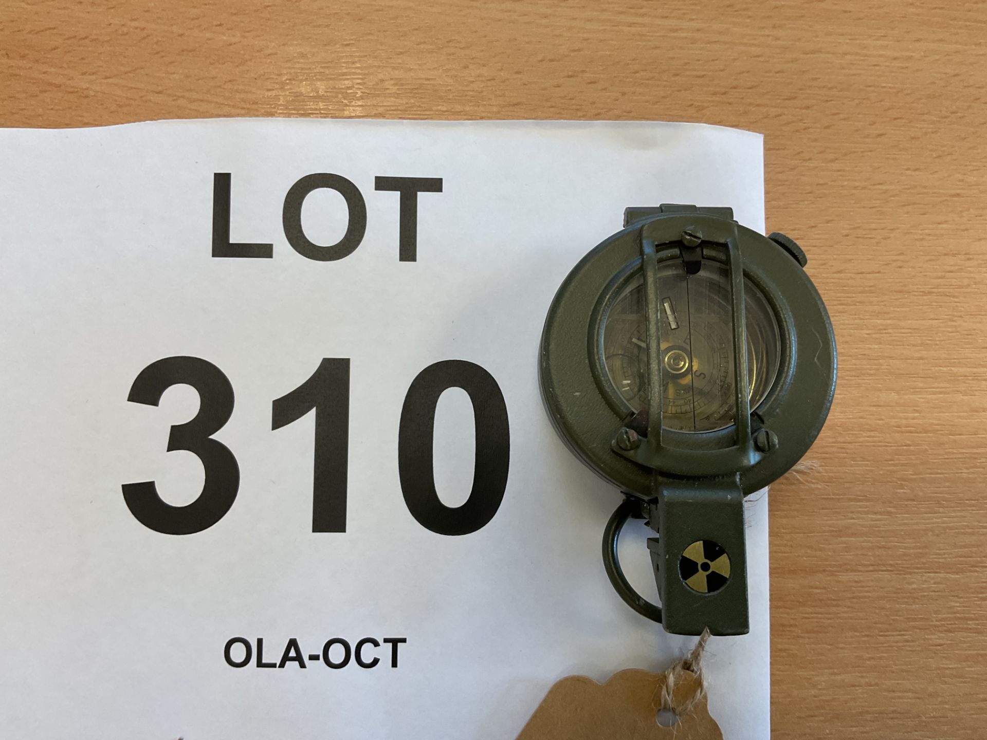 Stanley London British Army Brass Prismatic Compass Nato Markings - Image 4 of 4
