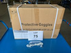 Q 80x Pairs New Unissued Goggles Protective