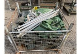 1 x Large Stillage Tent Poles, Canvas and Fittings