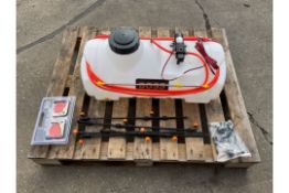 New Unused FLSP-15-038 50 Litre ATV Spot Sprayer, Lance, 12 Volt Pump, Attachments