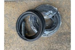 2 x New Unissued Pressure Washer Hose c/w Fittings