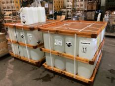 68 x 20 Ltr plastic Barrels of Cleenol MOD Dishwashing Compound.