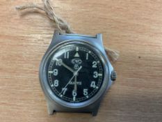 Rare CWC 0552 Royal Marines / Navy Service Watch Nato Marks, Date 1989
