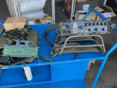 Clansman UK/RT 320 HF Transmitter Receiver c/w 2 Spare Batteries and Accessories