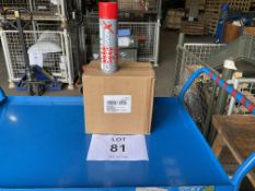 1 Box of 12 475ML Aerosol Cans of Corrision X from MOD