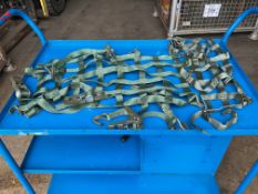 2 x New Unissued Land Rover WIMIK Cargo Nets and Ratchet Straps