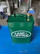 1 x New Land Rover 1 Gallon Fuel/Oil Can C/w Brass Cap