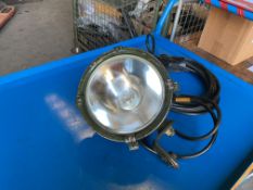 British Army FV159907 Vehicle Spot Lamp c/w Cable, Bracket
