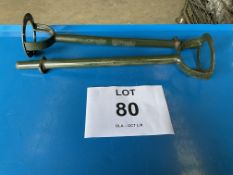 x1 Pair of Land Rover Antenna Mounting Brackets