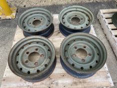 Heavy Duty Wolf Wheel Rims x 4