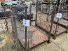 HOME OFFICE/MOD Steel Stacking Stillage W/ Removable Posts & Sides