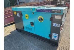 2023 New Unused 50 KVA Silent Diesel Generator - 3 Phase 230 / 400V.