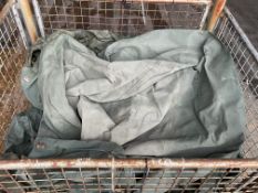 1 x Stillage of Canvas Vehicle Sheets