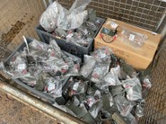 Approx 500 Clansman Radio Antenna Brackets with Leads