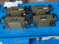 4 x Harris Bowman Battery Charger