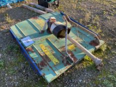 DES VOYS 4ft Tractor Mounted 3pt Linkage Topper Mower c/w PTO Shaft