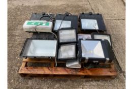 12 x Outside Flood Lights etc