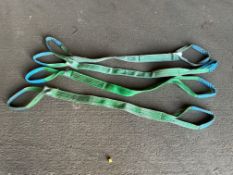 4 x Spanset 2 tonne Winching Straps