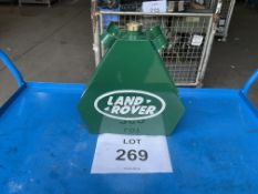 UNUSUAL LAND ROVER 1GALL FUEL/ OIL CAN WITH BRASS CAP UNUSED