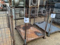 HOME OFFICE/MOD Steel Stacking Stillage W/ Removable Posts & Sides