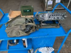 Clansman RT/UK 320 HF Transmitter Receiver as Shown c/w 3 Spare Batteries