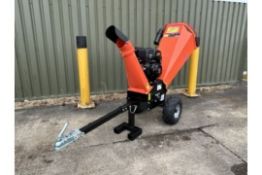 Brand New & Unused, Armstrong DR-GS-15H Electric Start Petrol Wood Chipper
