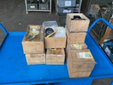 4 x New Unissued Coolant Gauges, 8 x New Unissued Indicator Lights