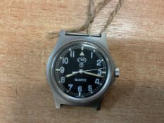 V.Rare CWC 0552 Royal Marines Service Watch, Nato Marks, Date 1990, * GULF WAR 1 *