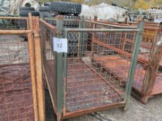 Large MoD Heavy Duty Stillage with Removable Sides and Fixed Corner posts
