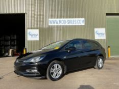 2018 Vauxhall Astra Estate Tourer 1.6 CDTI 16v 110 Design, 63655 miles, recently released from MOD.