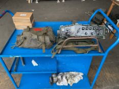 Clansman UK/RT 320 HF Transmitter Receiver c/w 2 Spare Batteries and Accessories