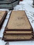 4 x HD Steel Road Plates 8Ft v 4Ft With Surface. Little used.
