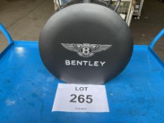 BENTLEY CARS HAND PAINTED NEW UNUSED GALL OIL FUEL CAN WITH BRASS CAP