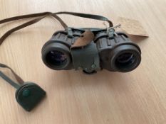 Very Nice Pair of Carl Zeis 6x3 Military Issue Binos C/w Cover & Filters