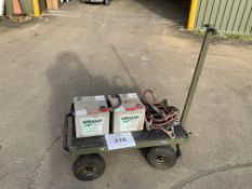 MoD Jump Start Trolley c/w Batteries Leads etc