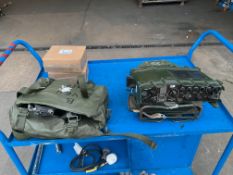 Clansman UK/RT 320 HF Transmitter Receiver c/w 2 Spare Batteries and Accessories