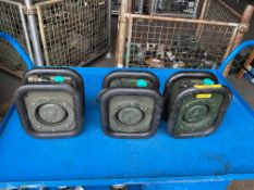 3 x Clansman Free Standing Loud Speakers