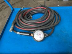 New Unissued Schrader Tyre Inflator / Air Line