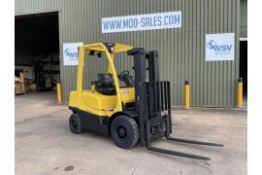 HYSTER H 2.5FT Diesel Fork Lift Truck.3 stage container mast FFL From MOD