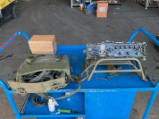 Clansman UK/RT 320 HF Transmitter Receiver c/w 2 Spare Batteries and Accessories