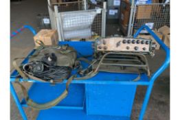 Clansman UK/RT 320 HF Transmitter Receiver c/w 2 Spare Batteries and Accessories